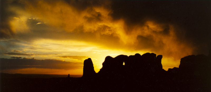 Turret Arch At Sunset